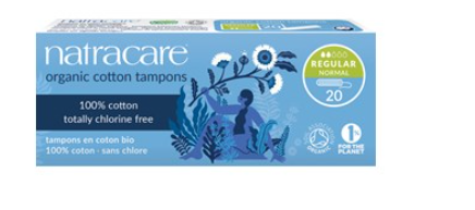 NATRACARE NonApp Tampon Regular 20pk